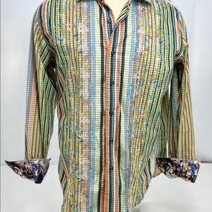 Robert Graham men’s dress shirt size Large